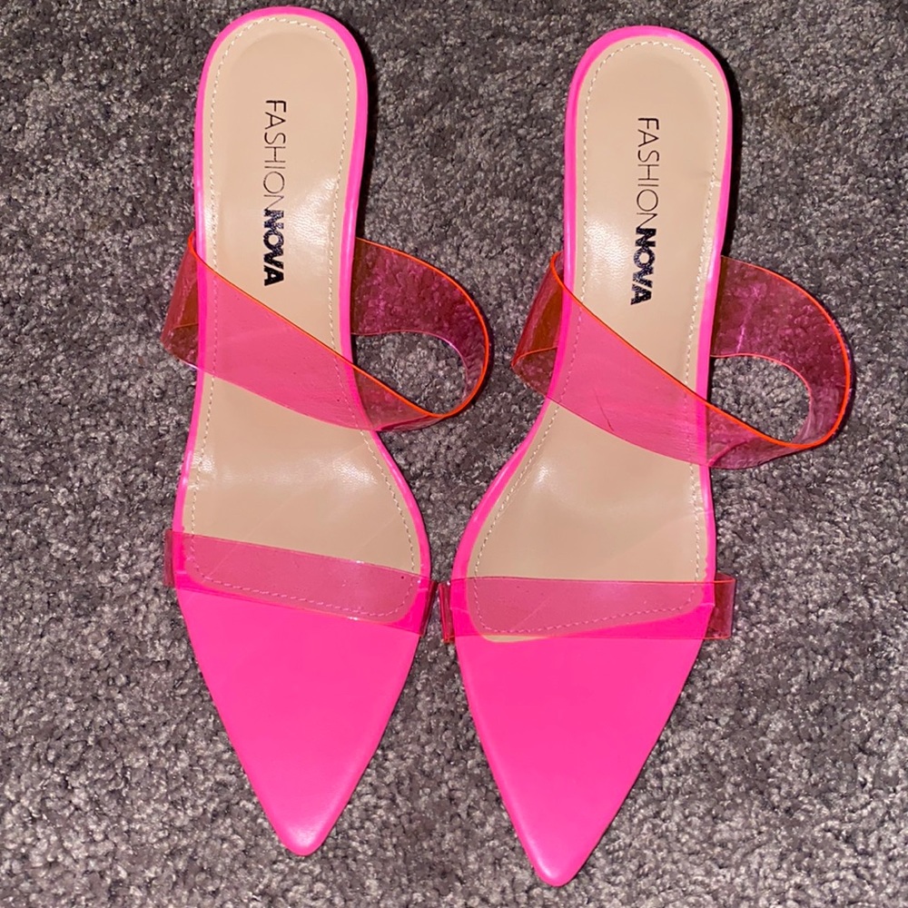 Neon Pink Heels
